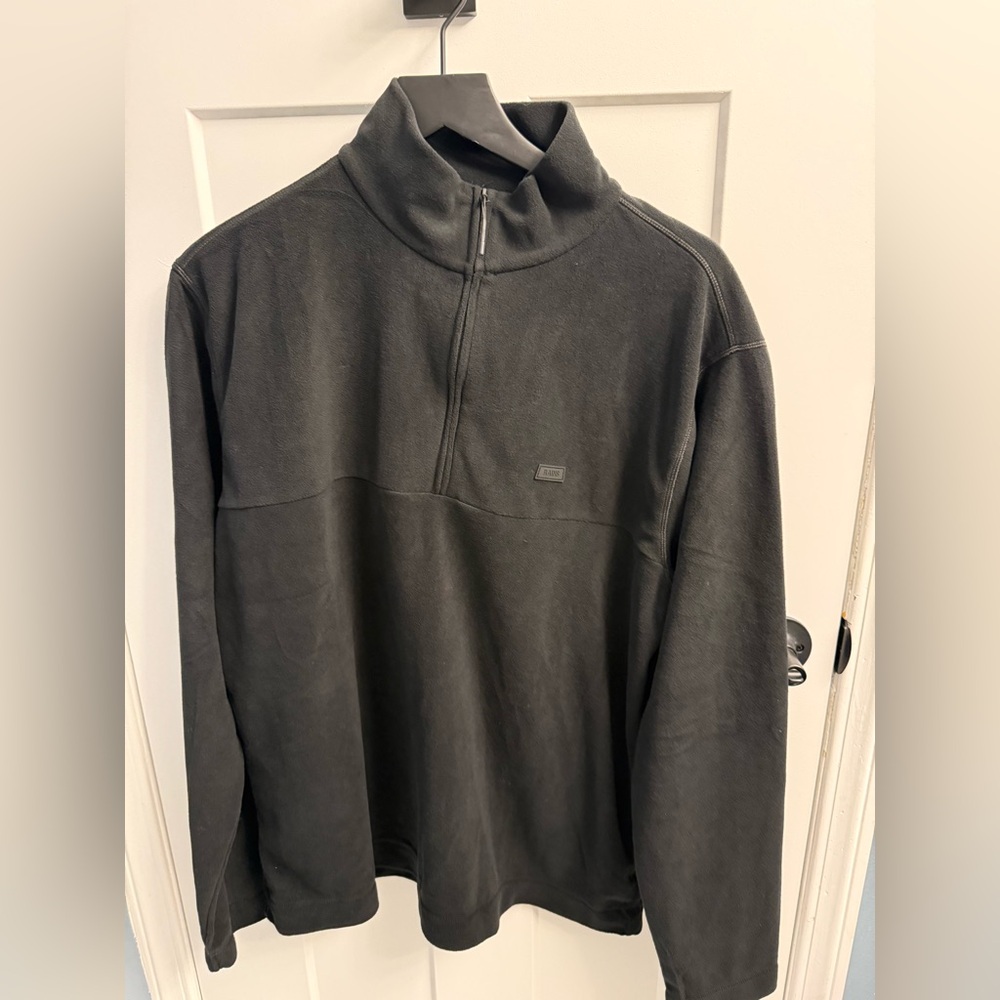 Rains Black Half Zip Fleece